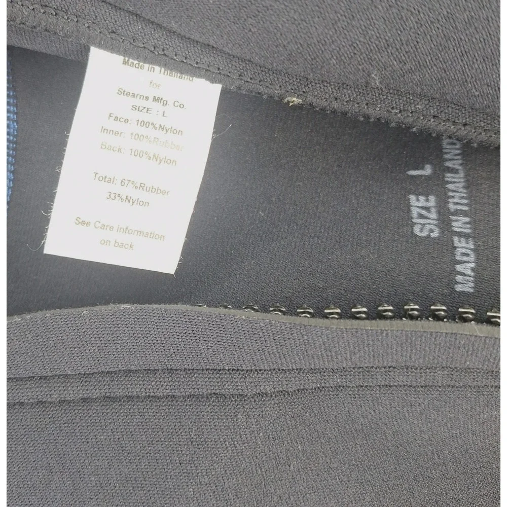 NEW Stearns Viper Shorty L Wetsuit Neoprene Nylon Tech Black Grey Charcoal Large